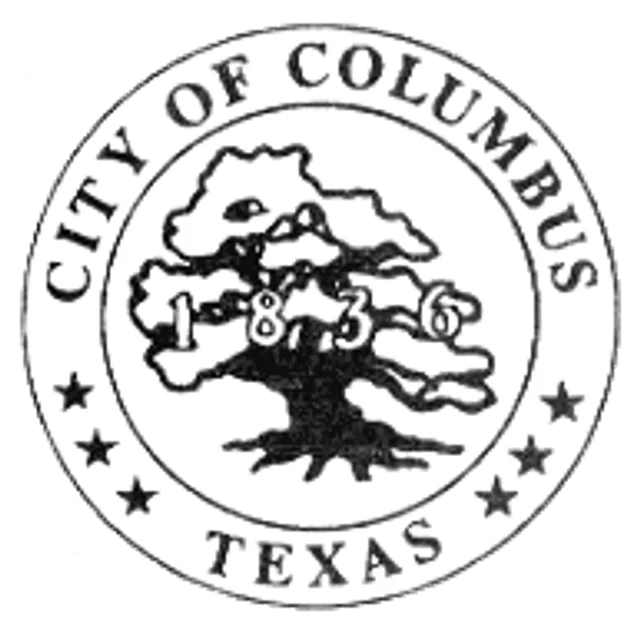 Columbus, Colorado County, Texas, USA flag