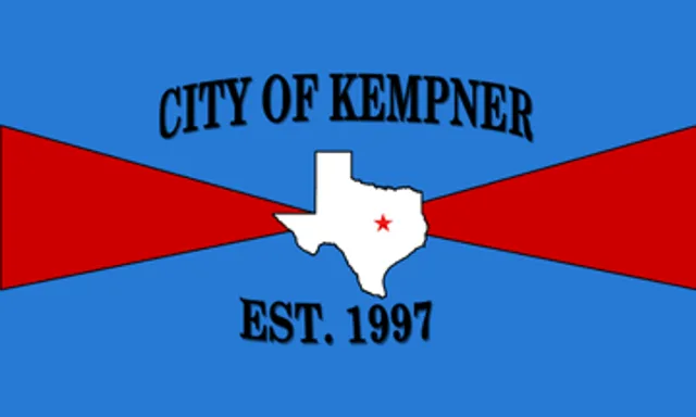 Kempner, Lampasas County, Texas, USA flag