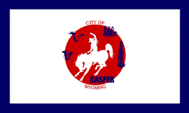 Casper, Natrona County, Wyoming, USA flag