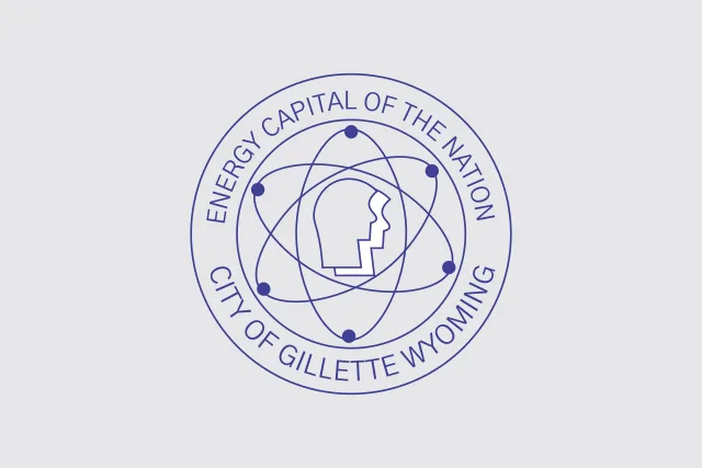 Gillette, Campbell County, Wyoming, USA flag