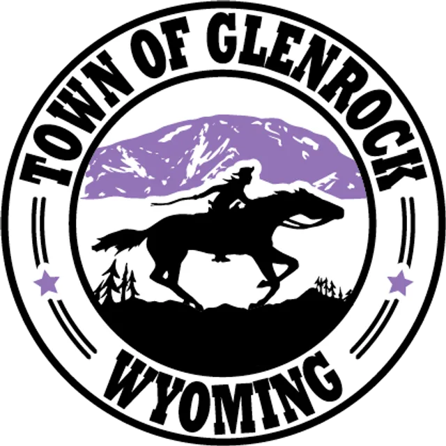Glenrock, Converse County, Wyoming, USA flag