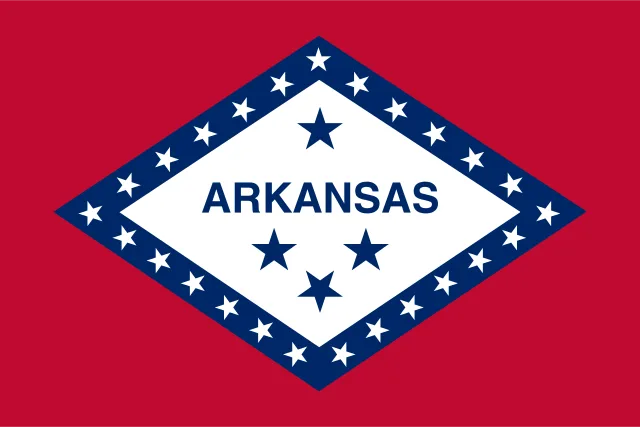 Arkansas, USA flag