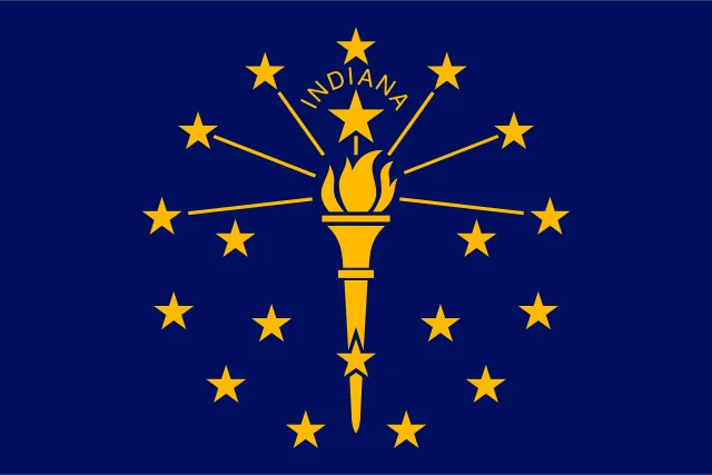 Indiana, USA flag