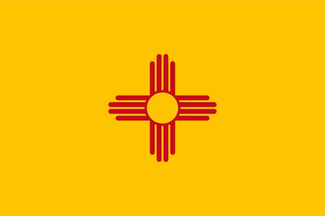 New Mexico, USA flag