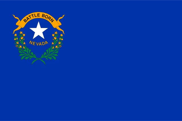 Nevada, USA flag