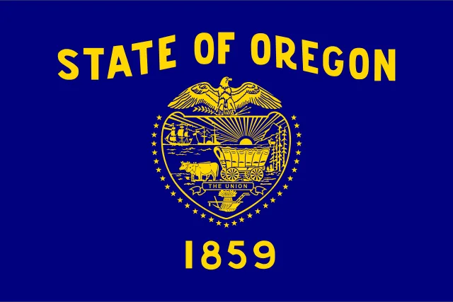 Oregon, USA flag