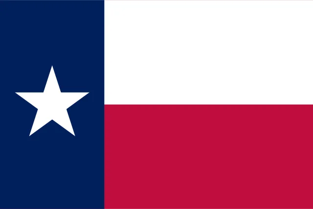 Texas, USA flag