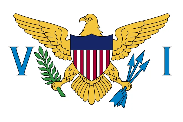 U.S. Virgin Islands, USA flag