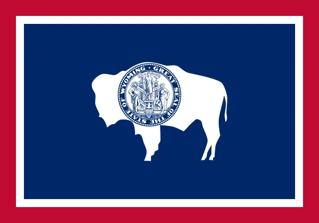Wyoming, USA flag