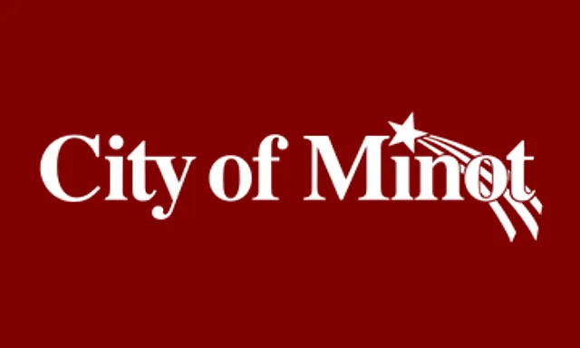 City of Minot Water Service Area, North Dakota, USA flag